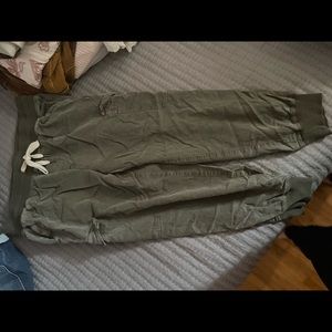 American eagle cargo pant - olive green